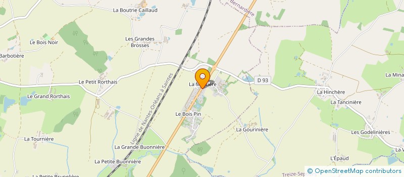 localisation de l'entreprise MONSIEUR MAXIME BRACHET à MONTAIGU-VENDEE