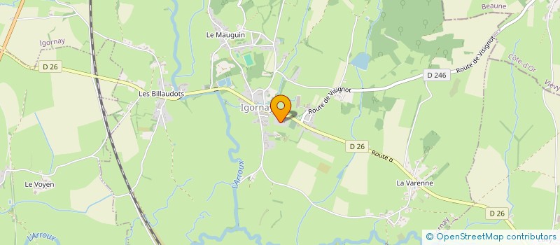 localisation de l'entreprise MONSIEUR MAXIME BRANCATO  IGORNAY