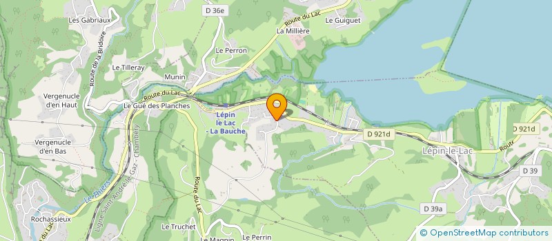 localisation de l'entreprise MONSIEUR MAXIME BRANCHE à LEPIN-LE-LAC