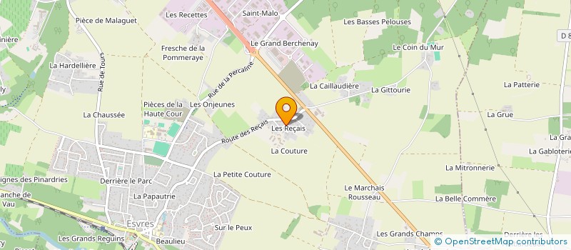 localisation de l'entreprise MONSIEUR MAXIME BRAUD  ESVRES