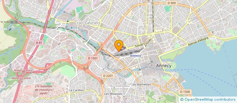 localisation de l'entreprise MONSIEUR MAXIME BRAY à ANNECY