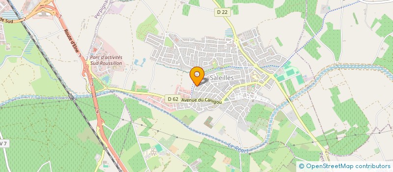 localisation de l'entreprise MONSIEUR MAXIME BRET  SALEILLES