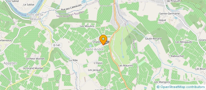 localisation de l'entreprise MONSIEUR MAXIME BREUZARD  SAINT-ANDRE-ET-APPELLES