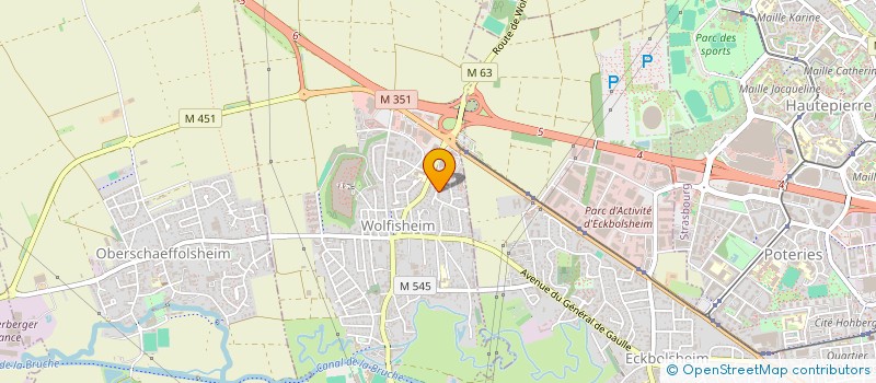 localisation de l'entreprise MONSIEUR MAXIME BREYTON  WOLFISHEIM