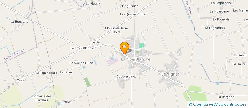 localisation de l'entreprise MONSIEUR MAXIME BRICHET à LA NOE-BLANCHE