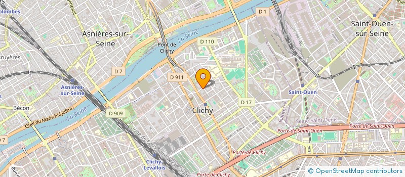 localisation de l'entreprise MONSIEUR MAXIME BRITTO  CLICHY