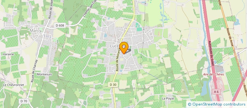 localisation de l'entreprise MONSIEUR MAXIME BROSSARD à LUCENAY