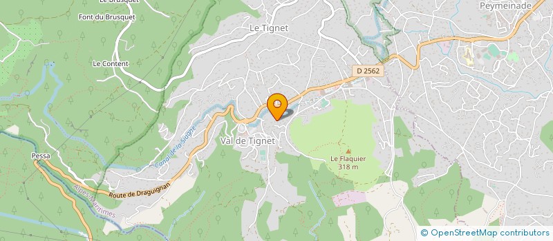 localisation de l'entreprise MONSIEUR MAXIME BROUILLER à LE TIGNET