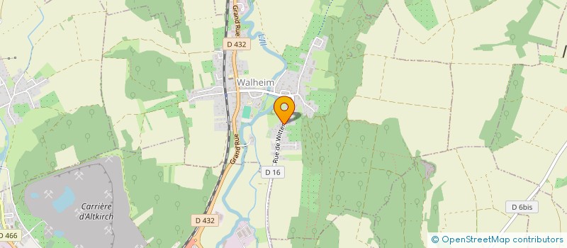 localisation de l'entreprise MONSIEUR MAXIME BRUCHLEN  WALHEIM