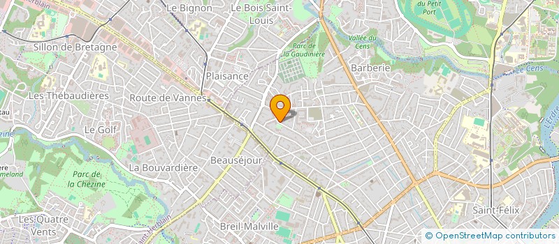 localisation de l'entreprise MONSIEUR MAXIME BRUN à NANTES