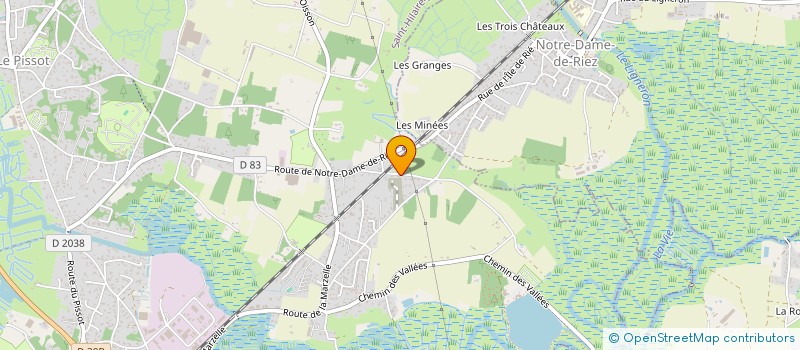 localisation de l'entreprise MONSIEUR MAXIME BRUNEAU  SAINT-HILAIRE-DE-RIEZ