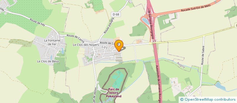 localisation de l'entreprise MONSIEUR MAXIME BRUNELLI  FEY