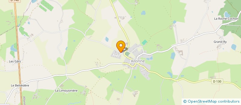 localisation de l'entreprise MONSIEUR MAXIME BRUNET  ALLONNE