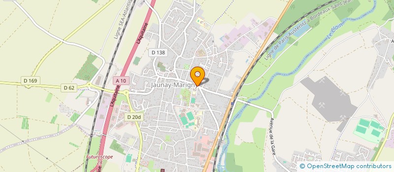 localisation de l'entreprise MONSIEUR MAXIME BRUNET  JAUNAY-MARIGNY