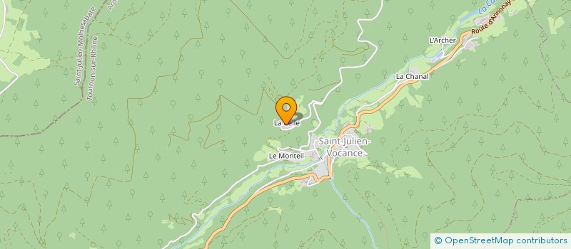 localisation de l'entreprise MONSIEUR MAXIME BUCZEK  SAINT-JULIEN-VOCANCE