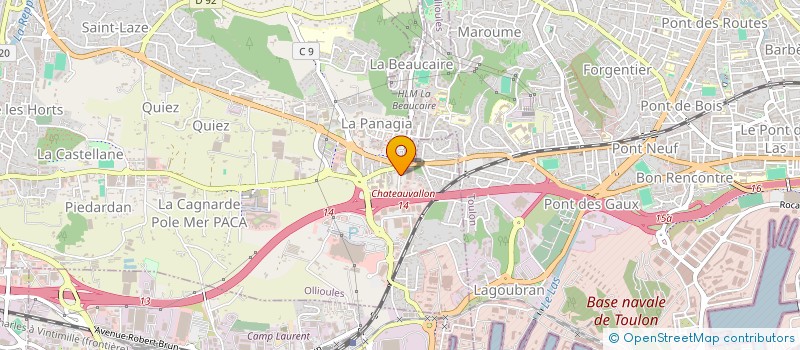 localisation de l'entreprise MONSIEUR MAXIME BUFALO  OLLIOULES