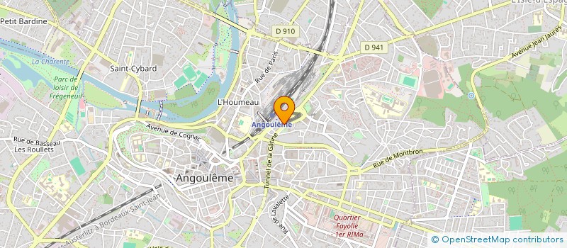 localisation de l'entreprise MONSIEUR MAXIME BUISSON à ANGOULEME