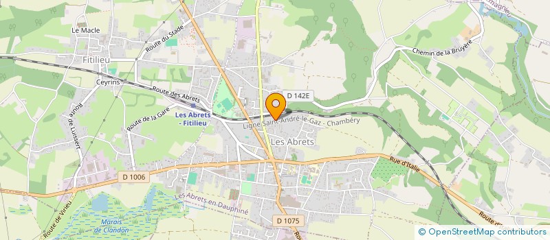 localisation de l'entreprise MONSIEUR MAXIME BUISSON  LES ABRETS EN DAUPHINE