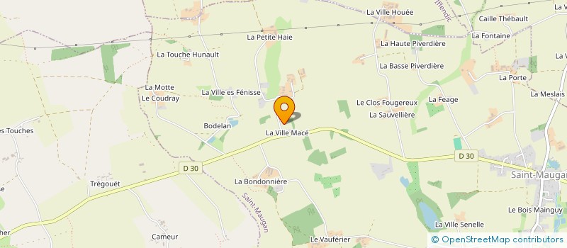 localisation de l'entreprise MONSIEUR MAXIME BULLIER  SAINT-MAUGAN