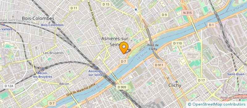 localisation de l'entreprise MONSIEUR MAXIME BUREL  ASNIERES-SUR-SEINE