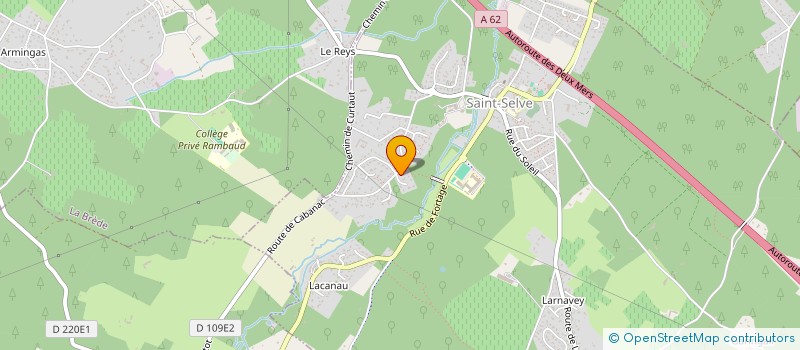 localisation de l'entreprise MONSIEUR MAXIME BURGALIERES  SAINT-SELVE