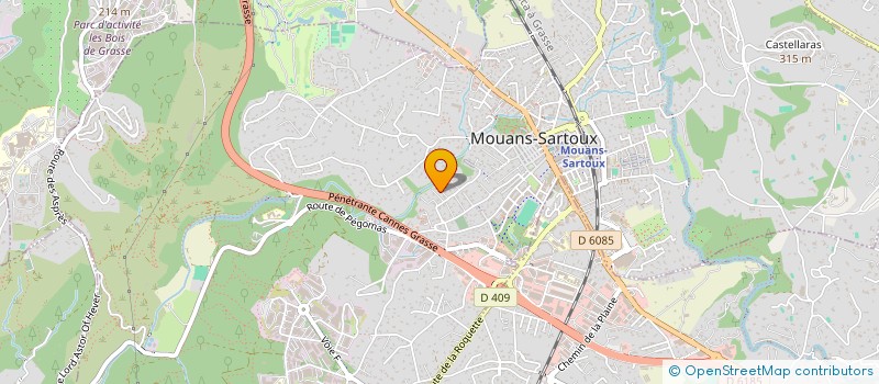 localisation de l'entreprise MONSIEUR MAXIME BURLAUD à MOUANS-SARTOUX
