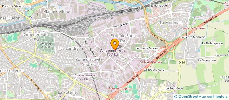 localisation de l'entreprise MONSIEUR MAXIME BUSSON  VEZIN-LE-COQUET