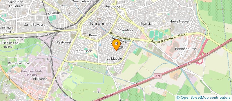 localisation de l'entreprise MONSIEUR MAXIME BUTEL à NARBONNE