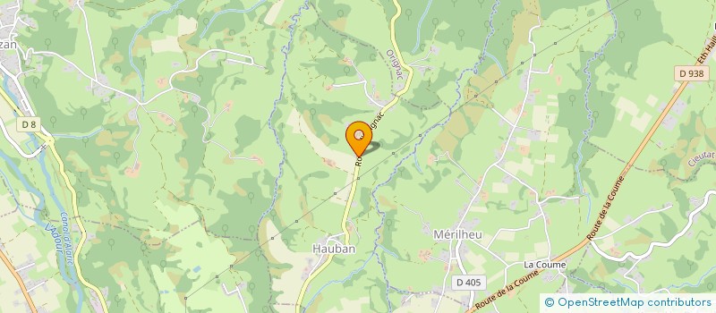 localisation de l'entreprise MONSIEUR MAXIME CABANEL  HAUBAN