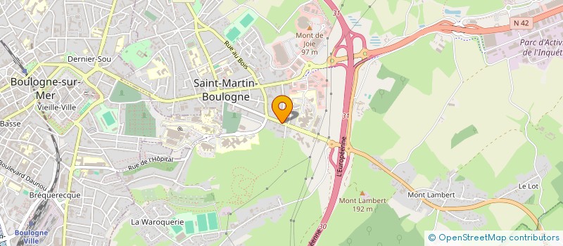 localisation de l'entreprise MONSIEUR MAXIME CABRIE  SAINT-MARTIN-BOULOGNE