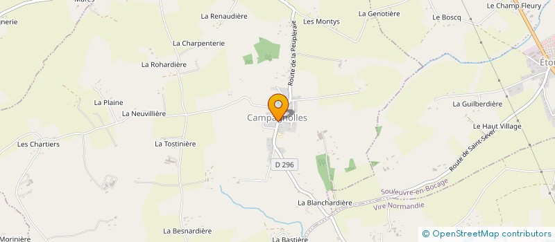 localisation de l'entreprise MONSIEUR MAXIME CACHARD  CAMPAGNOLLES