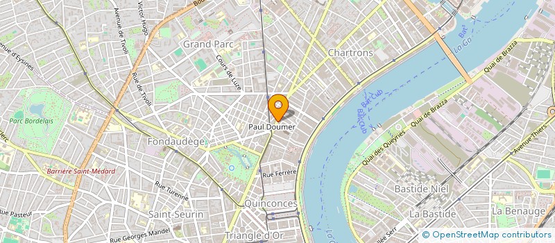 localisation de l'entreprise MONSIEUR MAXIME CAFFIN  BORDEAUX