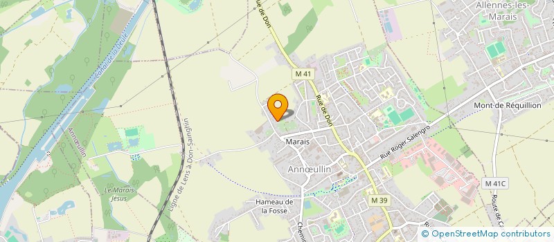 localisation de l'entreprise MONSIEUR MAXIME CAILLEAUX  ANNULLIN