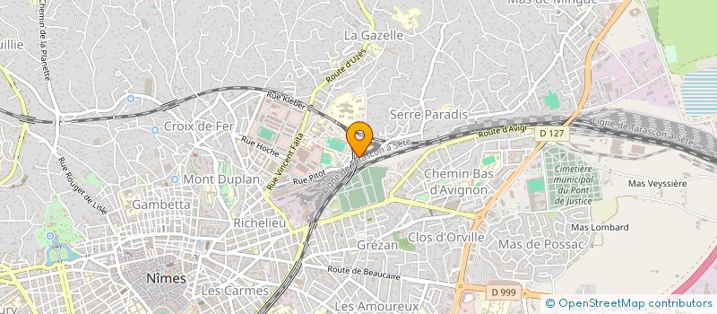 localisation de l'entreprise MONSIEUR MAXIME CALATAYUD  NIMES