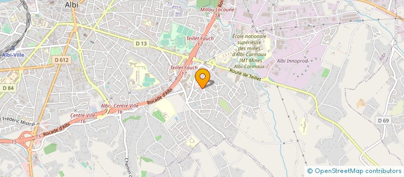 localisation de l'entreprise MONSIEUR MAXIME CAMA à ALBI