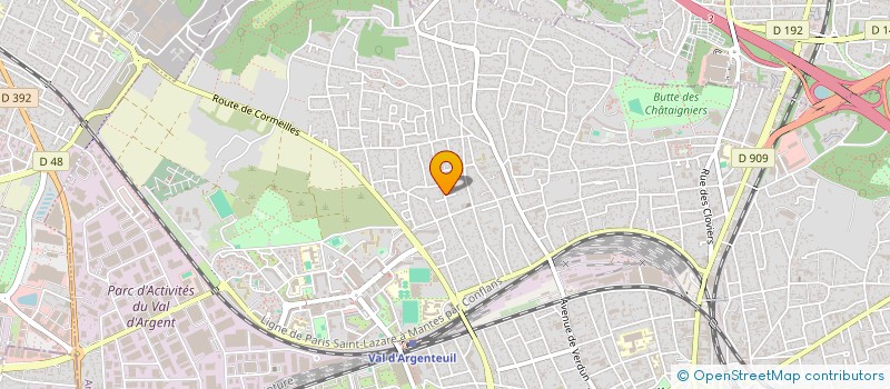 localisation de l'entreprise MONSIEUR MAXIME CAMACHO  ARGENTEUIL