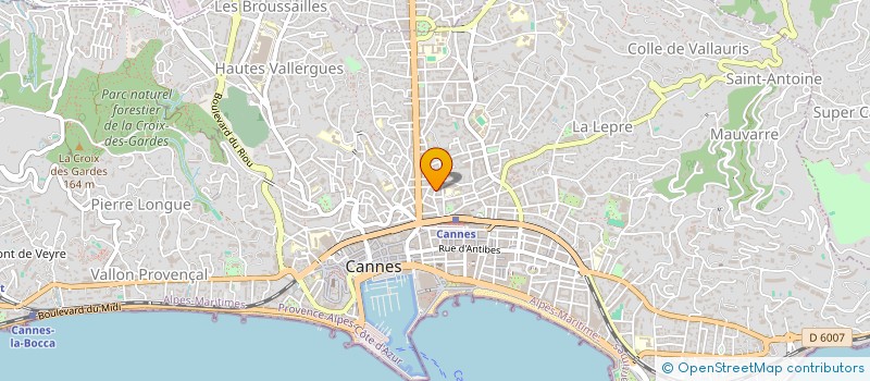 localisation de l'entreprise MONSIEUR MAXIME CAMPOS à CANNES