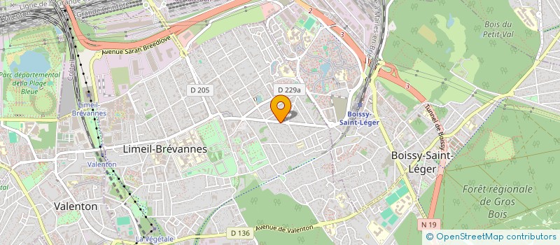 localisation de l'entreprise MONSIEUR MAXIME CANDUS  LIMEIL-BREVANNES