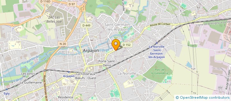 localisation de l'entreprise MONSIEUR MAXIME CANGEMI  ARPAJON