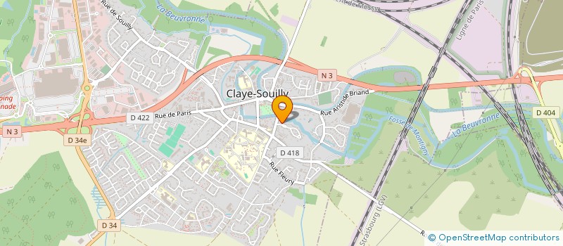 localisation de l'entreprise MONSIEUR MAXIME CANONNE  CLAYE-SOUILLY