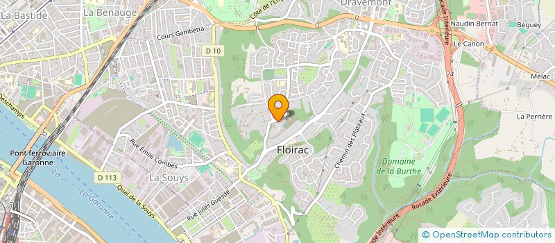 localisation de l'entreprise MONSIEUR MAXIME CANTON  FLOIRAC