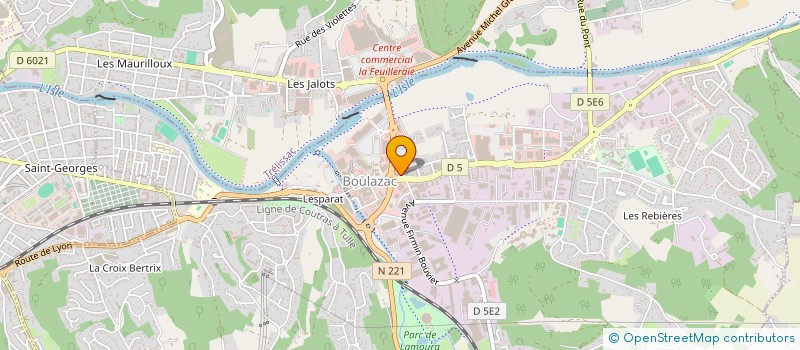 localisation de l'entreprise MONSIEUR MAXIME CARDIN  BOULAZAC ISLE MANOIRE