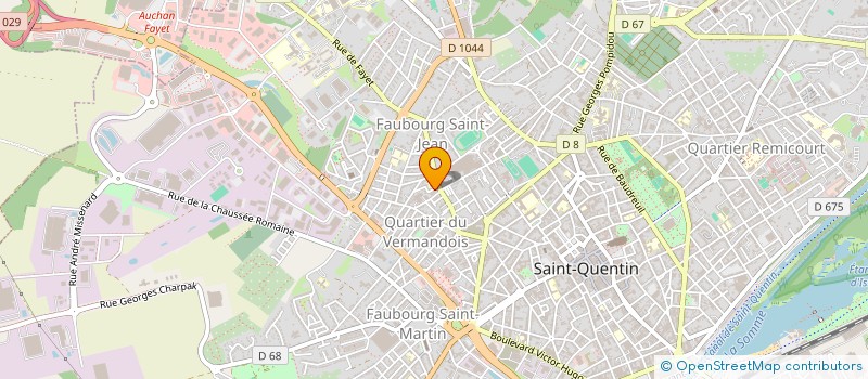 localisation de l'entreprise MONSIEUR MAXIME CARLIER  SAINT-QUENTIN