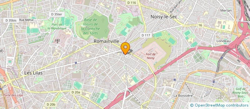 localisation de l'entreprise MONSIEUR MAXIME CARNEVALE à ROMAINVILLE