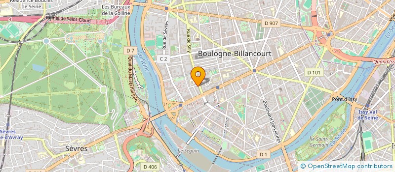 localisation de l'entreprise MONSIEUR MAXIME CAROUGE à BOULOGNE-BILLANCOURT