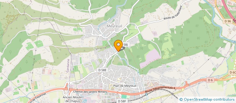 localisation de l'entreprise MONSIEUR MAXIME CARPENTIER  MEYREUIL