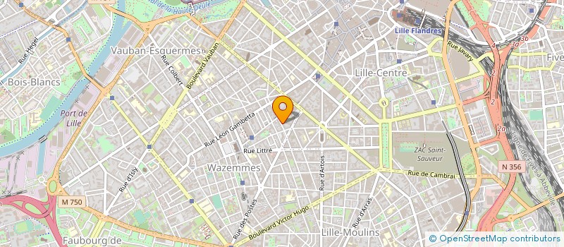 localisation de l'entreprise MONSIEUR MAXIME CARPENTIER à LILLE