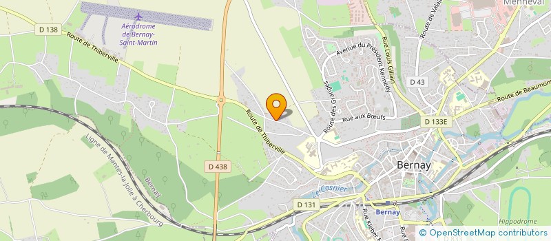 localisation de l'entreprise MONSIEUR MAXIME CARPENTIER à BERNAY