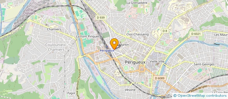 localisation de l'entreprise MONSIEUR MAXIME CARRE  PERIGUEUX