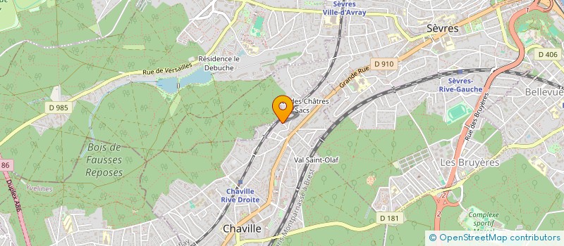 localisation de l'entreprise MONSIEUR MAXIME CARREZ à CHAVILLE